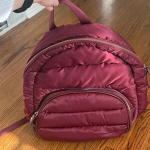 Puffer backpack bag